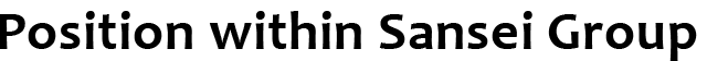 Position within Sansei Group